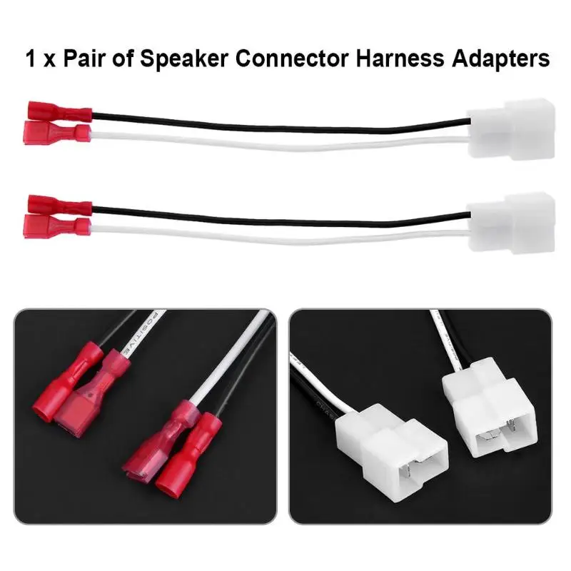 Audio Jumper Wire - Auto Car Speaker Connector Harness, Adaptador