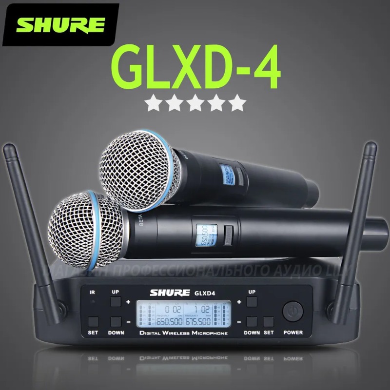 Ribbon Microphone - Sistema de Microfone Sem Fio Profissional