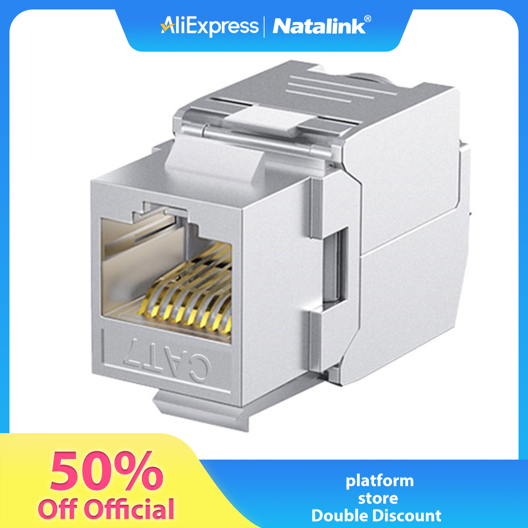 Rj45 Jack - Natalink 10 peças rj45 cat8 cat7