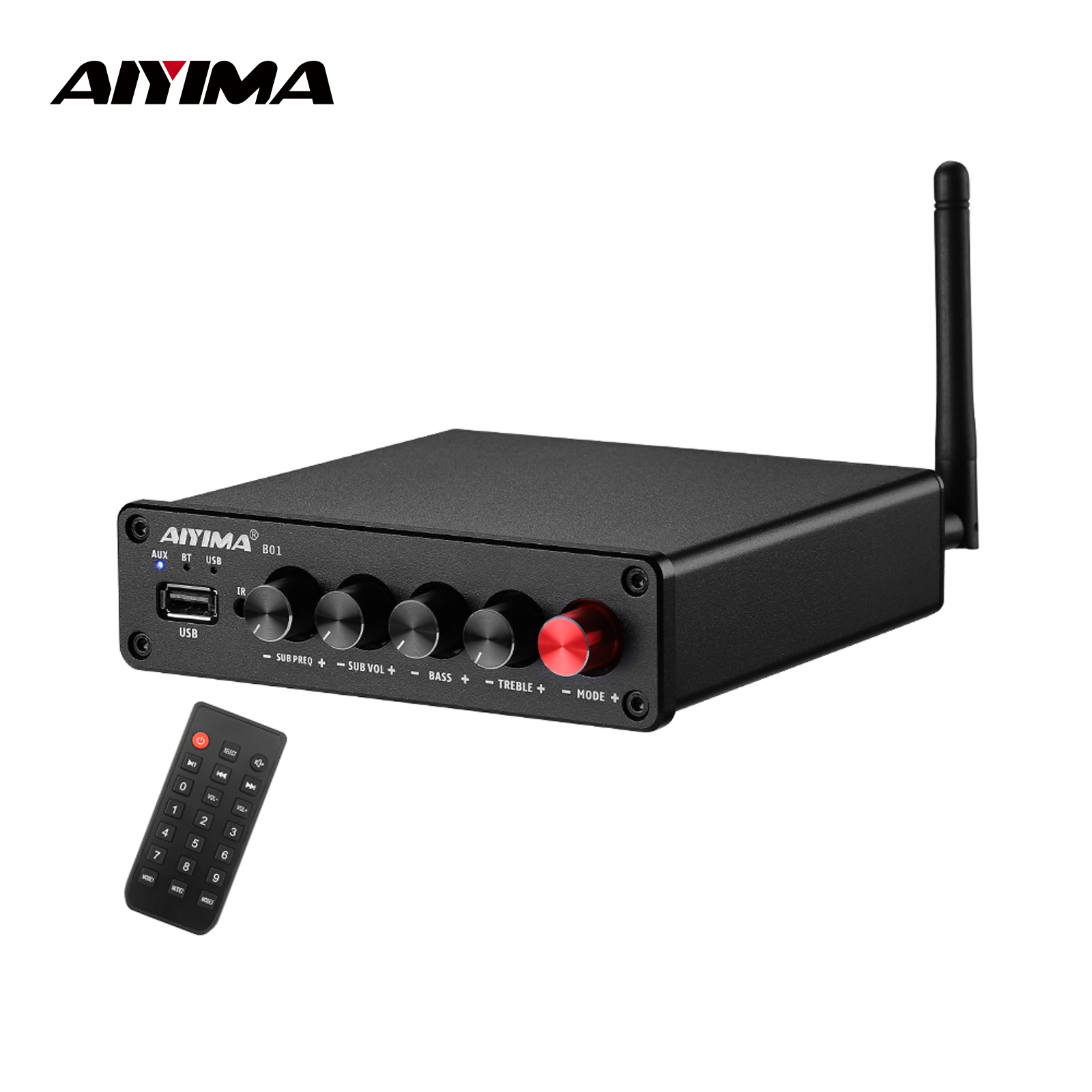 Es9018 Dac - Amplificador de Potência Bluetooth AIYIMA B01