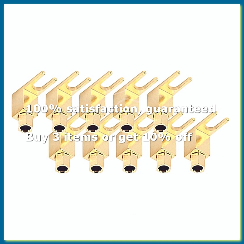 Banana Plug - Conectores Banana Banhados a Ouro (10
