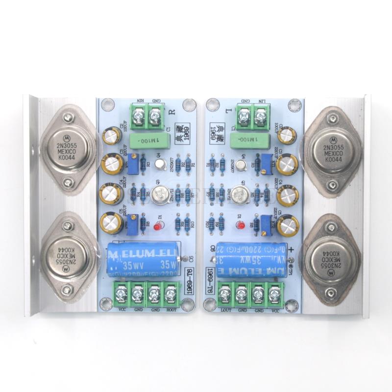 Hifi Amplifier Board - Um par montado HiFi HOOD JLH1969