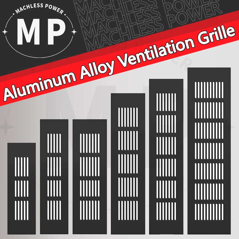 Ventilation Grille Aluminum - 1PC Alumínio Alloy Ventilação Grille Matte