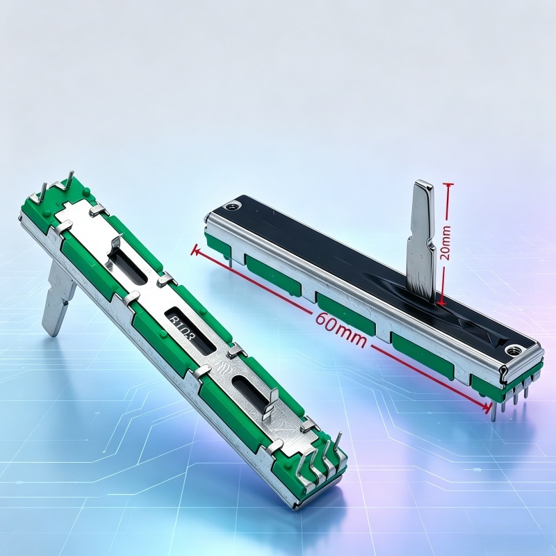 Potentiometer 10K - 1 unidade Potenciômetro Linear Deslizante 6