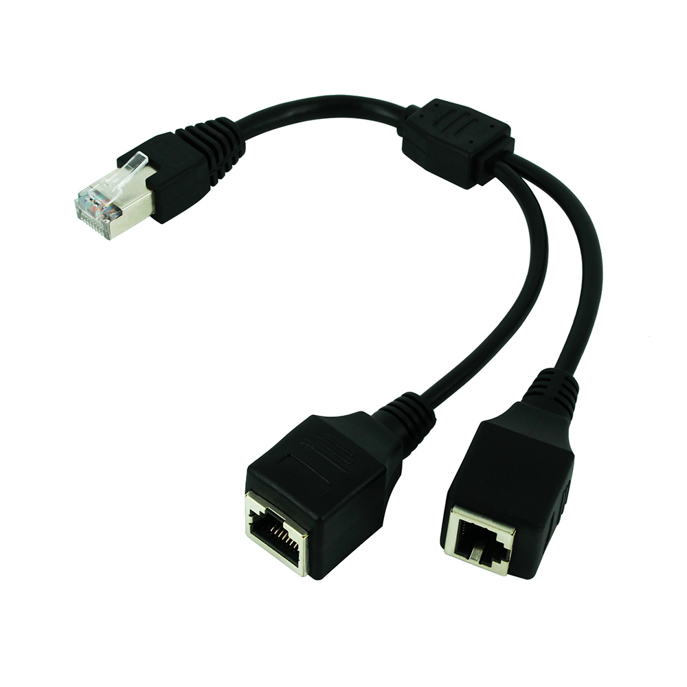 Rj45 Jack - 1 a 2 cabo divisor lan