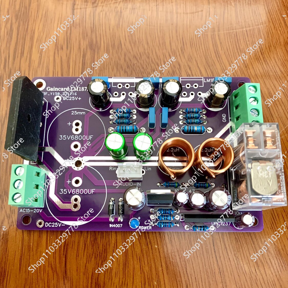 Hifi Amplifier Board - Nova versão revisada da placa amplificadora