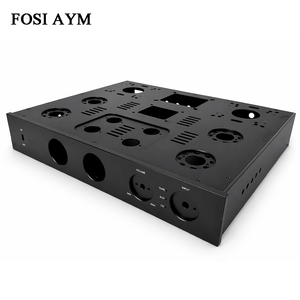 Speaker Enclosure - Chassi de Amplificador FOSI AYM 415x330x70mm