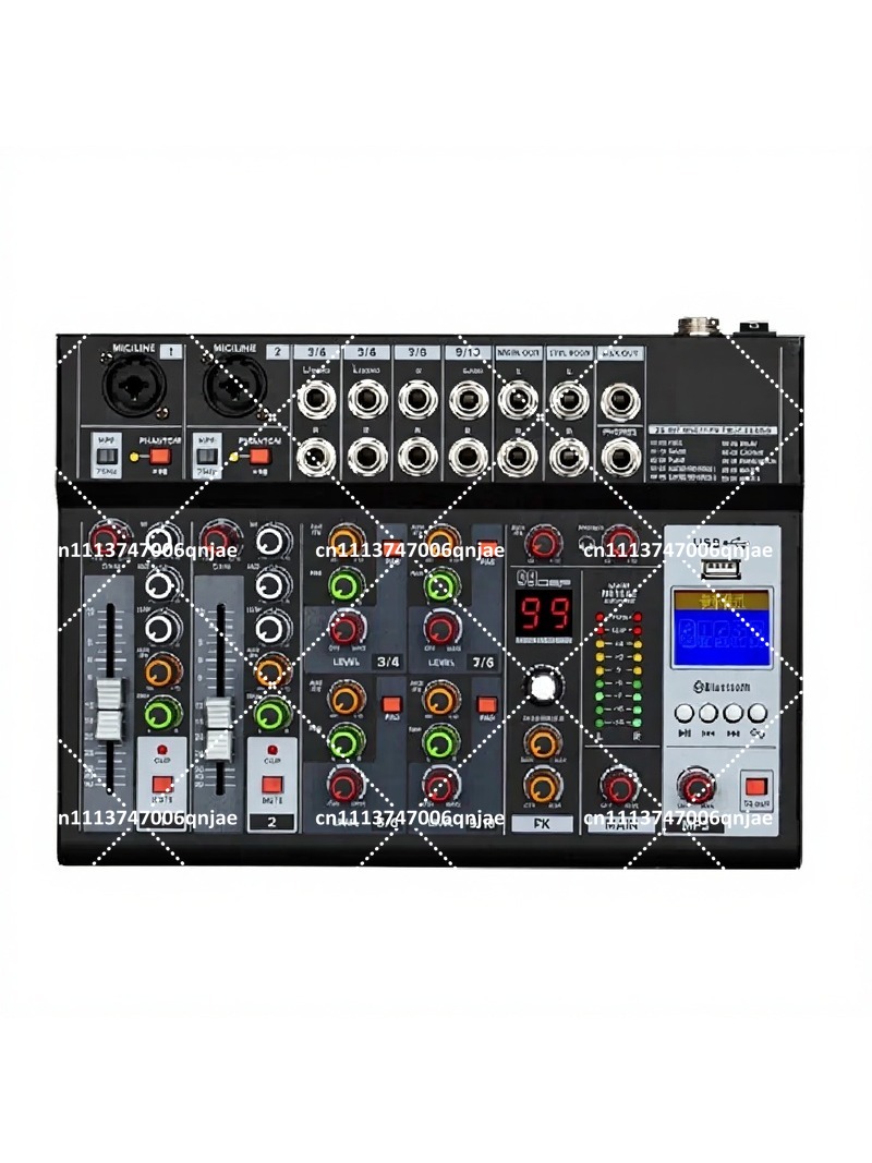 Usb Sound Card - Mixer de Áudio Profissional com Placa