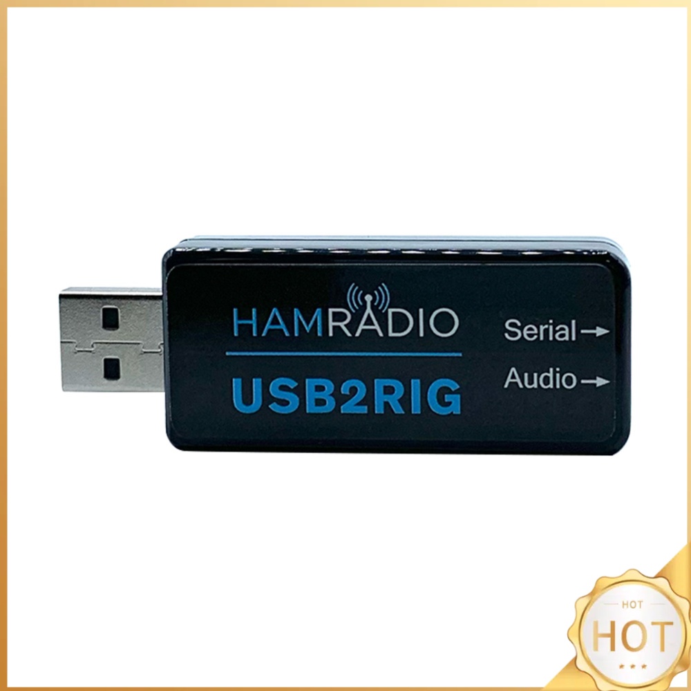 Usb Sound Card - Adaptador de Som USB2RIG para Rádio,