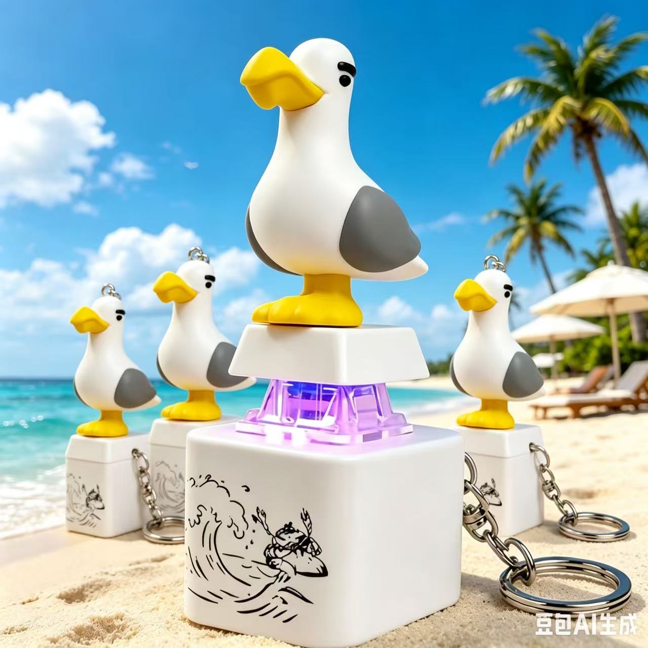 Usb Sound Card - Chaveiro 2007Seagull Mine, Botão Fidget USB