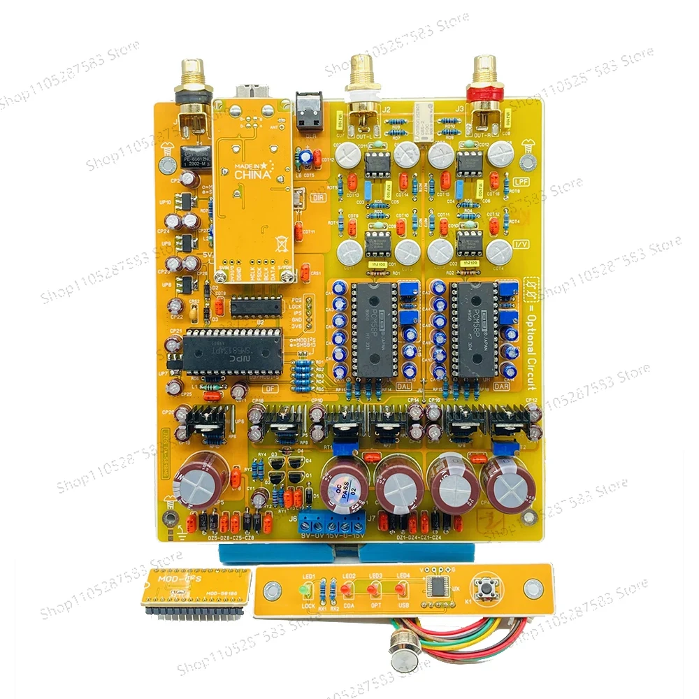Dac Board - Placa de Decodificação PCM58 USB Bluetooth