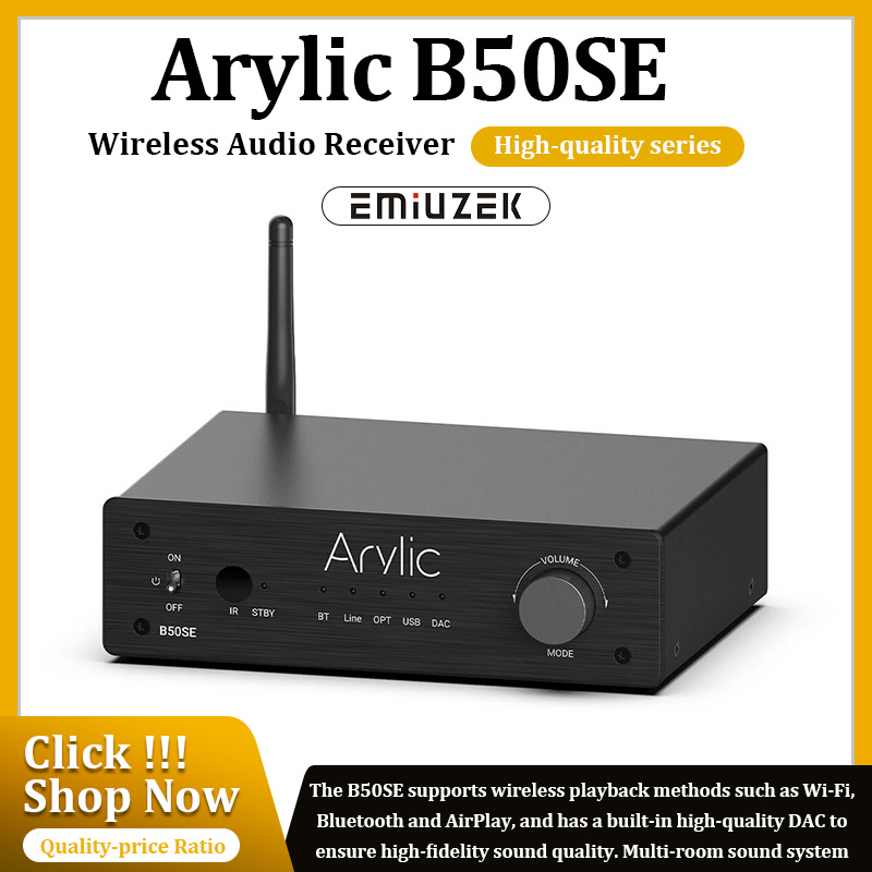 Arylic-B50 SE Receptor Amplifi - Class D Amplifier avaliação e preço