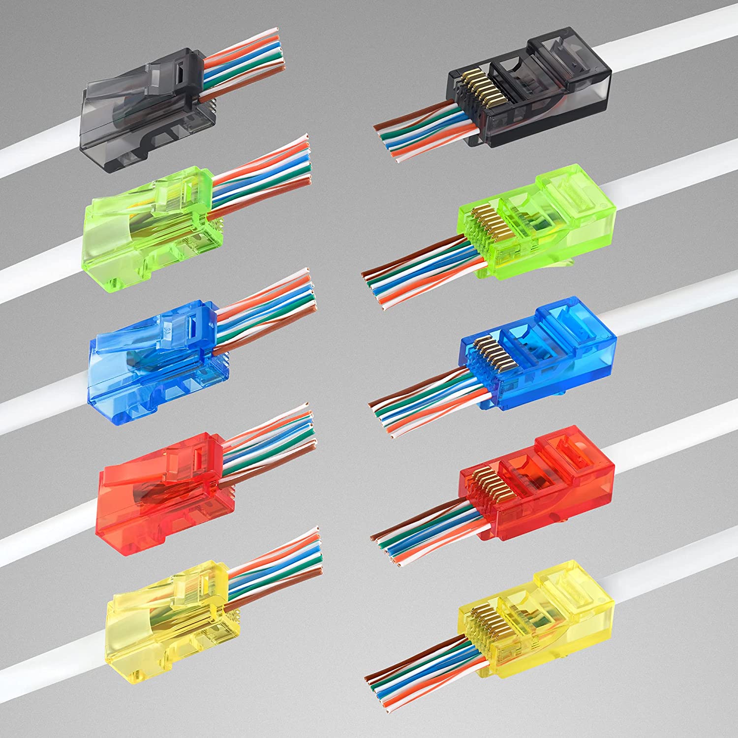 ZoeRax 100 unidades de conecto - Rj45 Jack avaliação e preço