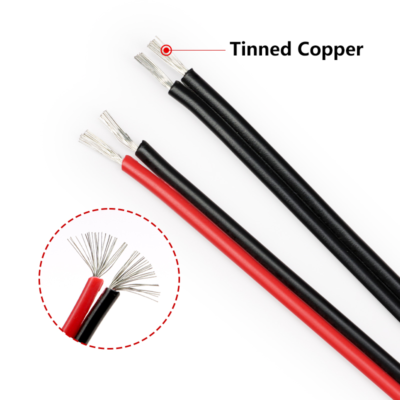 2 ~ 50m 2pin fios elétricos 30 - Audio Jumper Wire avaliação e preço