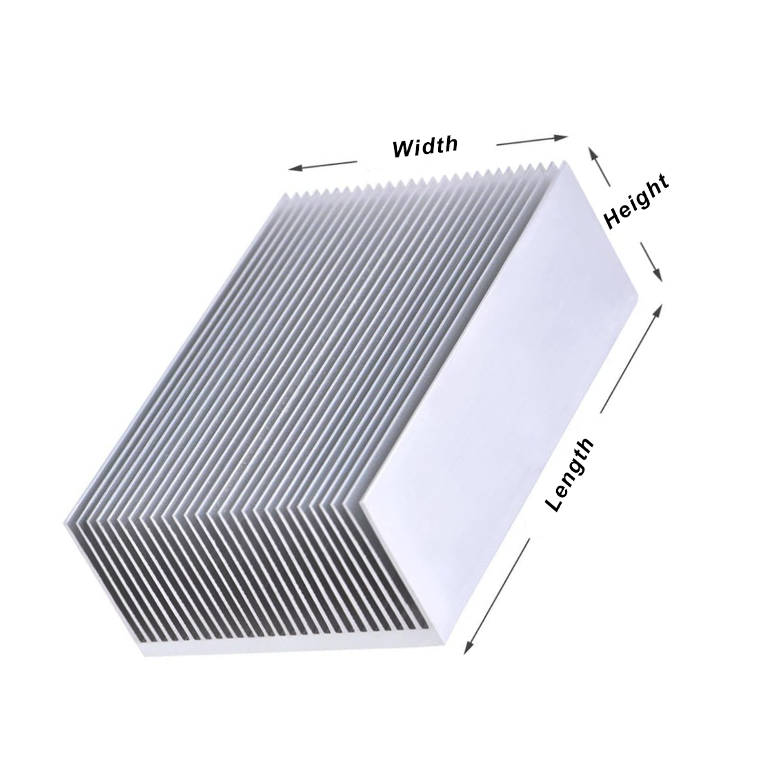 50x60x26mm-300x60x26mm dissipa - Heatsink Aluminum avaliação e preço