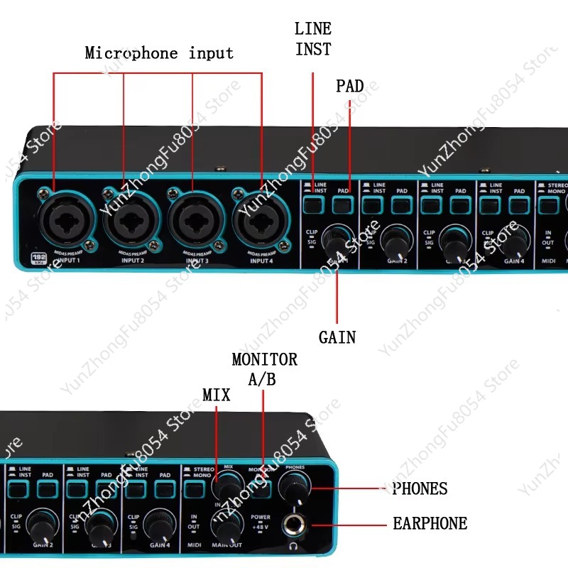 Interface de áudio profissiona - Usb Sound Card avaliação e preço