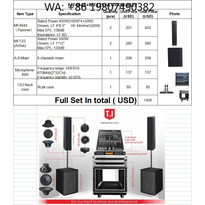 Coluna de Som Portátil Dupla d - Full Range Speaker avaliação e preço