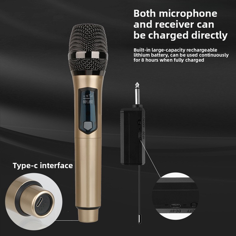 Microfone sem fio de 2 canais  - Ribbon Microphone avaliação e preço