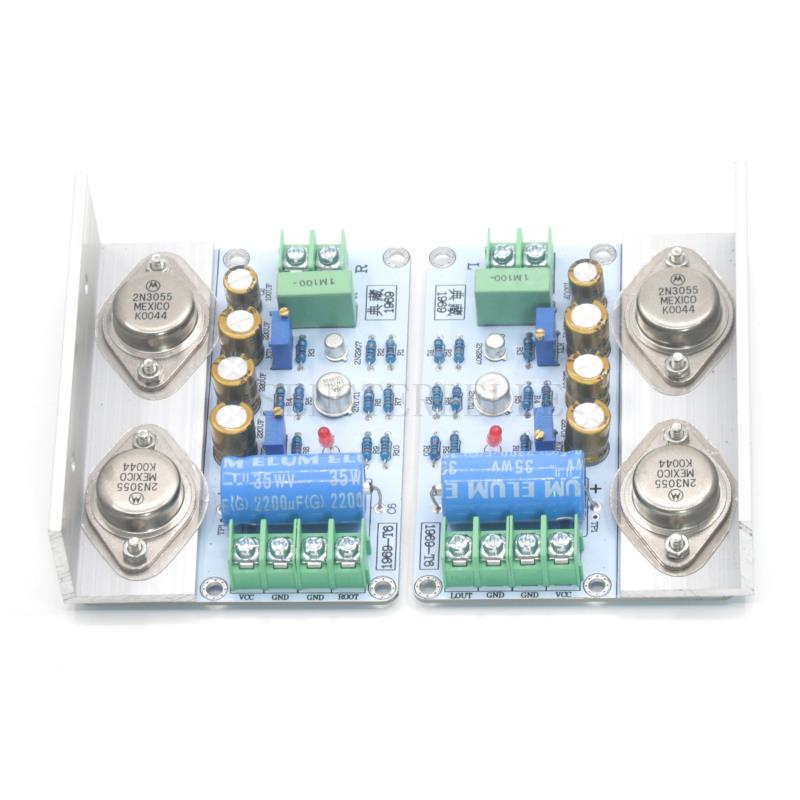 Um par montado HiFi HOOD JLH19 - Hifi Amplifier Board avaliação e preço