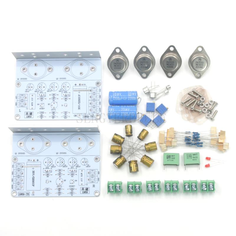 Um par montado HiFi HOOD JLH19 - Hifi Amplifier Board avaliação e preço