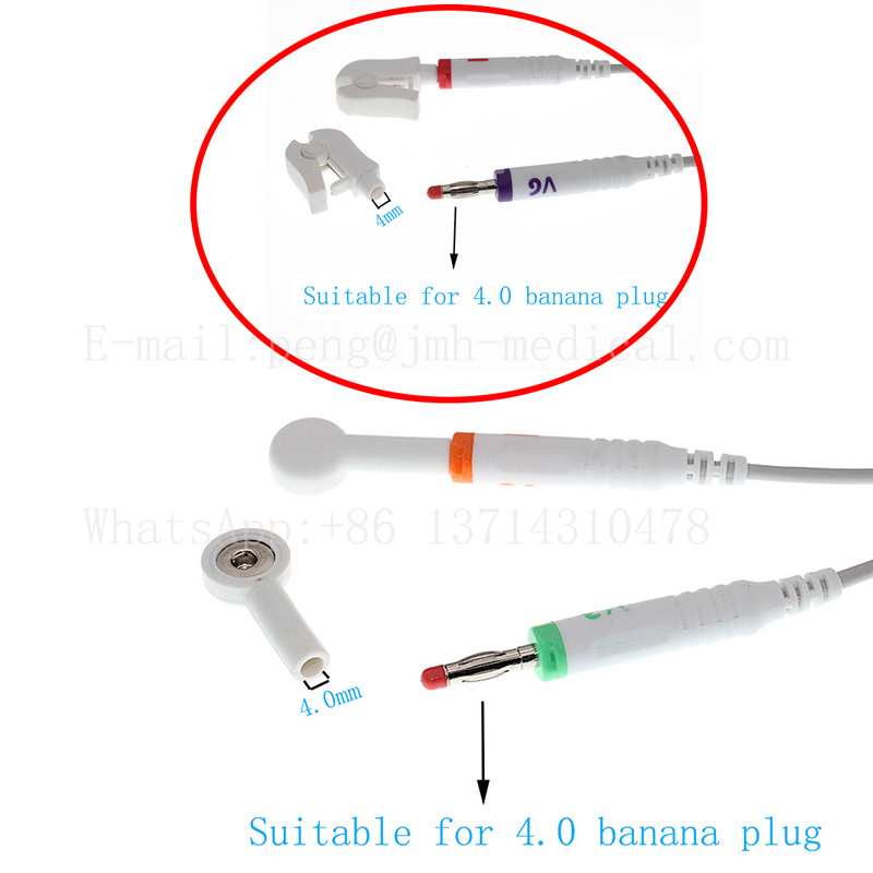 Chumbo fios cabo titular, Snap - Banana Plug avaliação e preço