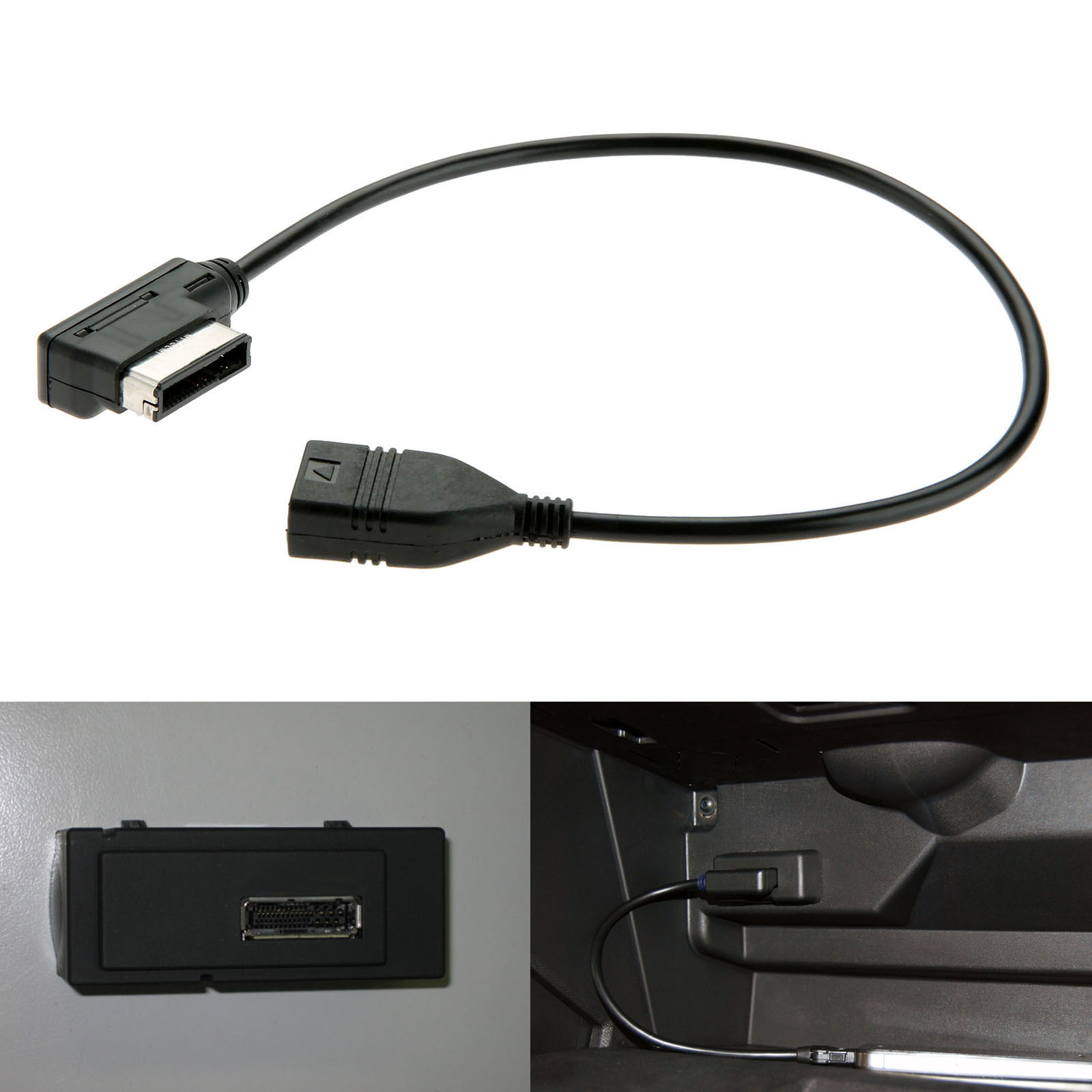 1 pc mídia-in ami mmi mdi aux  - Mdi Cable avaliação e preço