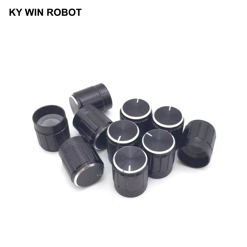 10 peças 15*17mm potenciômetro - Knob Aluminum avaliação e preço
