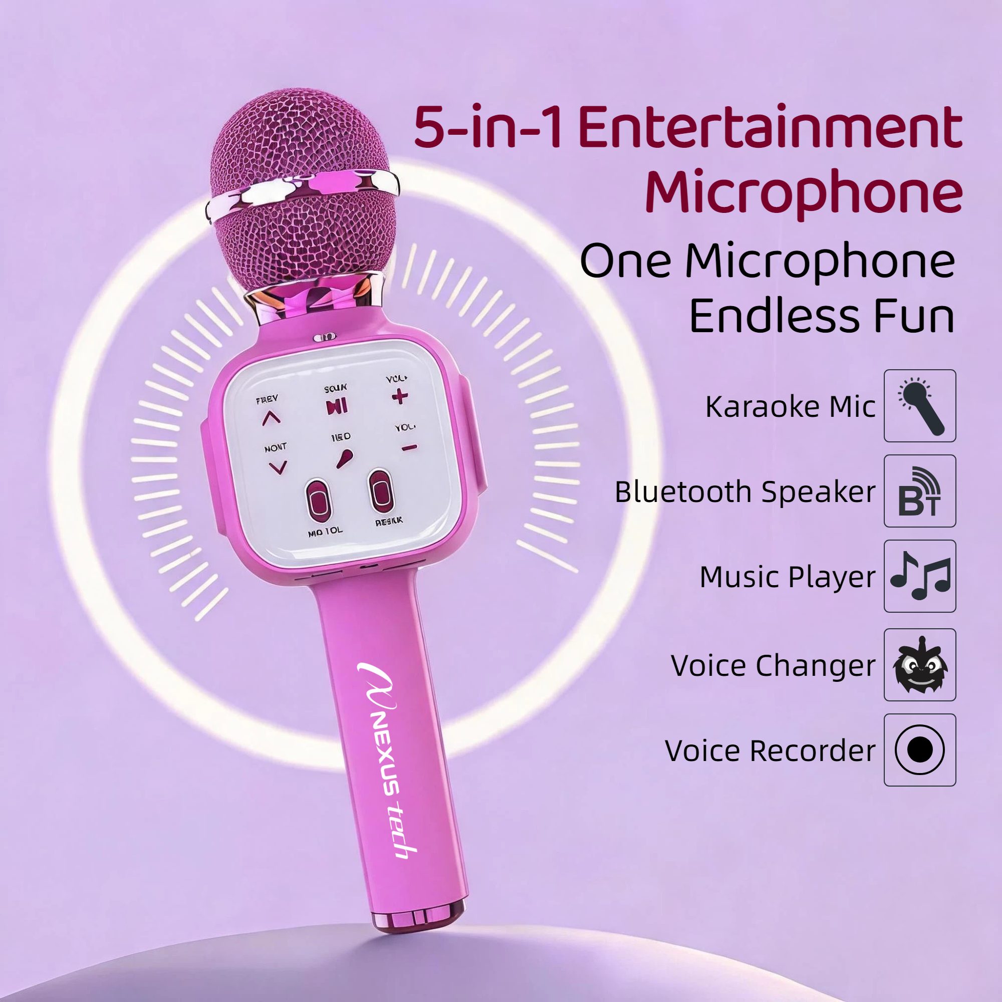 Microfone de karaoke sem fios  - Speaker Kit avaliação e preço