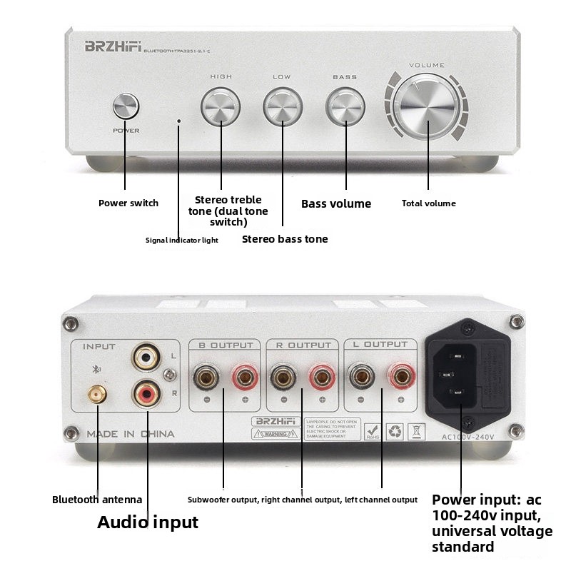 CHN 2027 novo amplificador de  - Es9018 Dac avaliação e preço