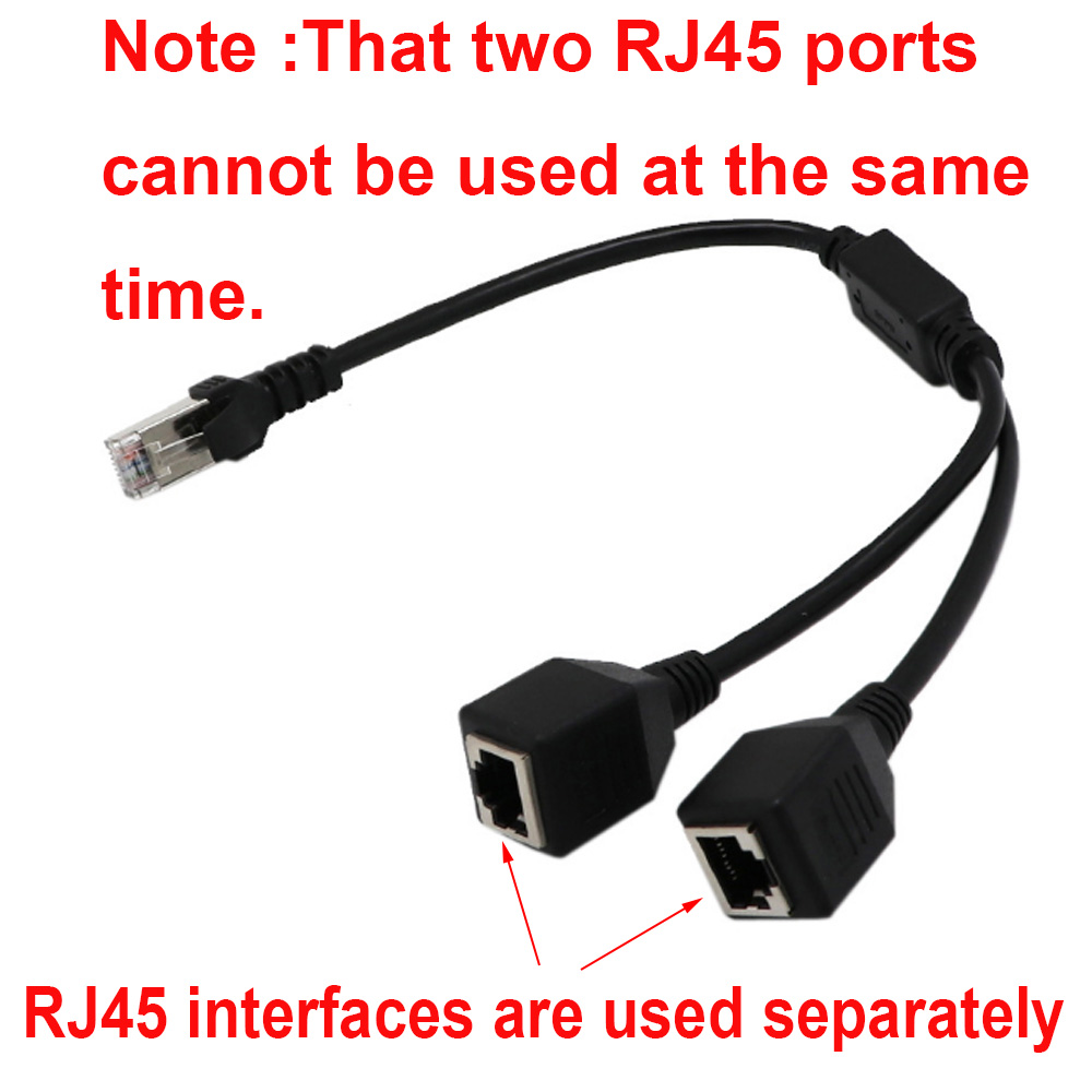 1 a 2 cabo divisor lan rj45 ma - Rj45 Jack avaliação e preço