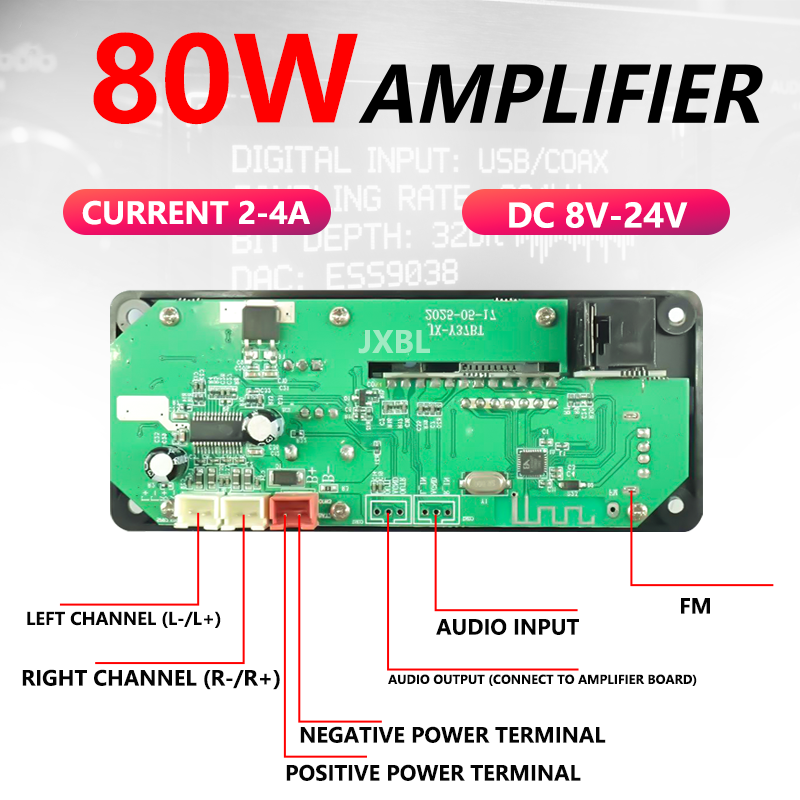 Placa Decodificadora MP3 Bluet - Dac Board avaliação e preço