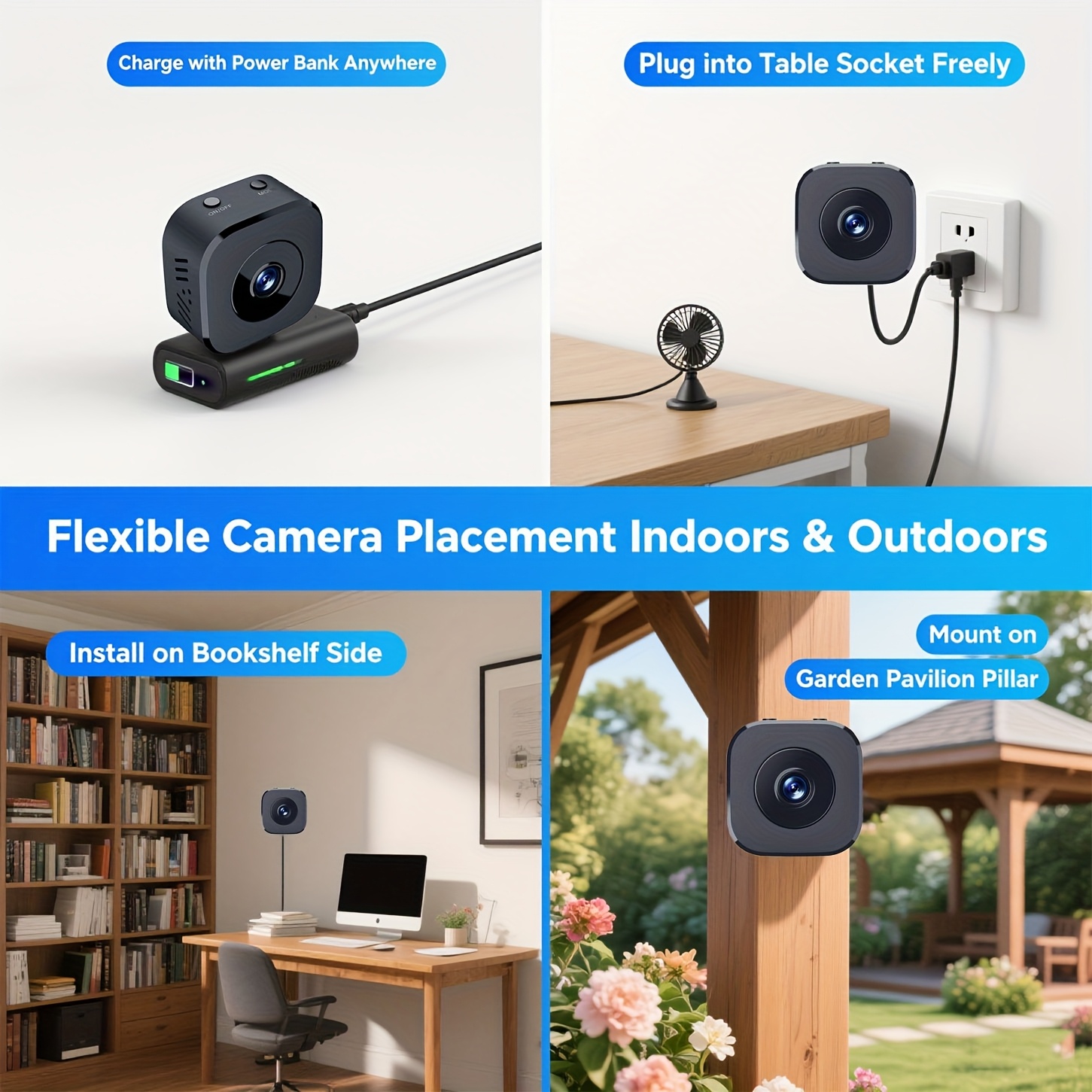 1080p hd mini câmera wi-fi seg - Usb Sound Card avaliação e preço