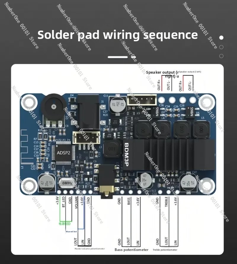 Amplificador Bluetooth 5.3 Por - Diy Speaker avaliação e preço