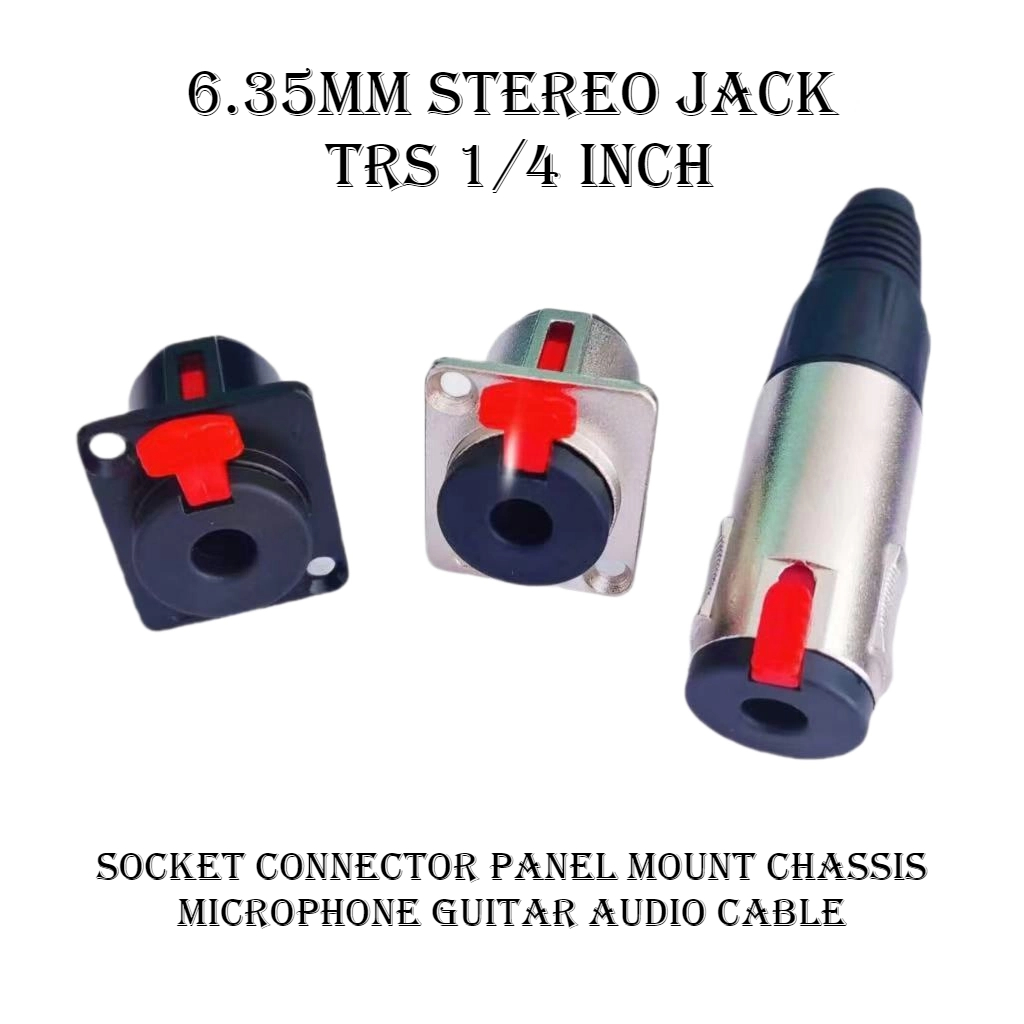 1 Peça Conector Fêmea Estéreo  - Trs Cable avaliação e preço