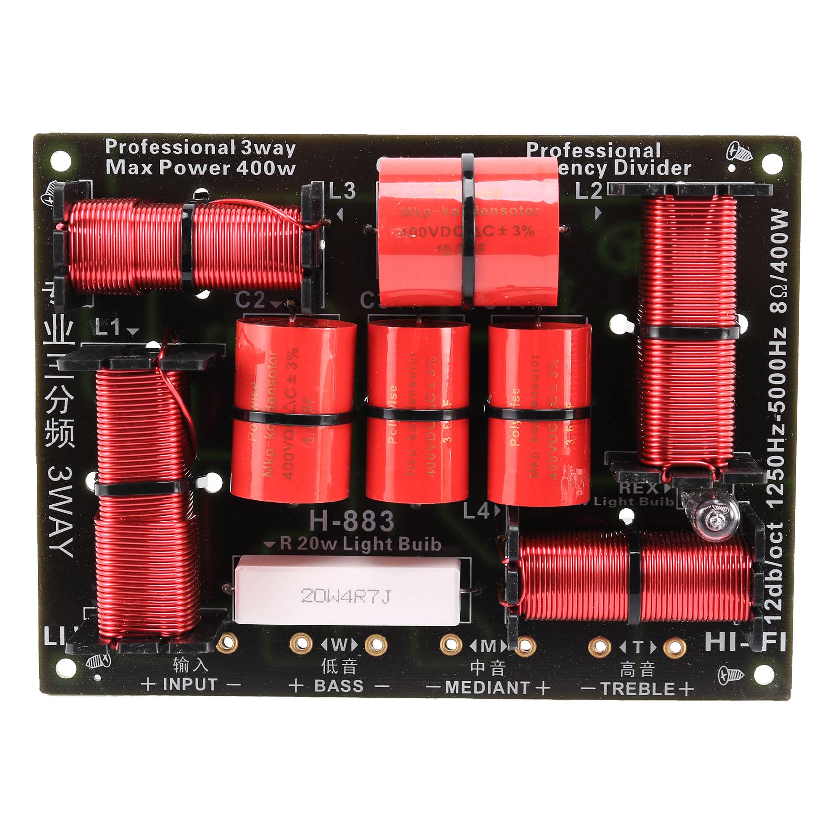 Excelente-400W Divisor Crossov - Speaker Crossover avaliação e preço