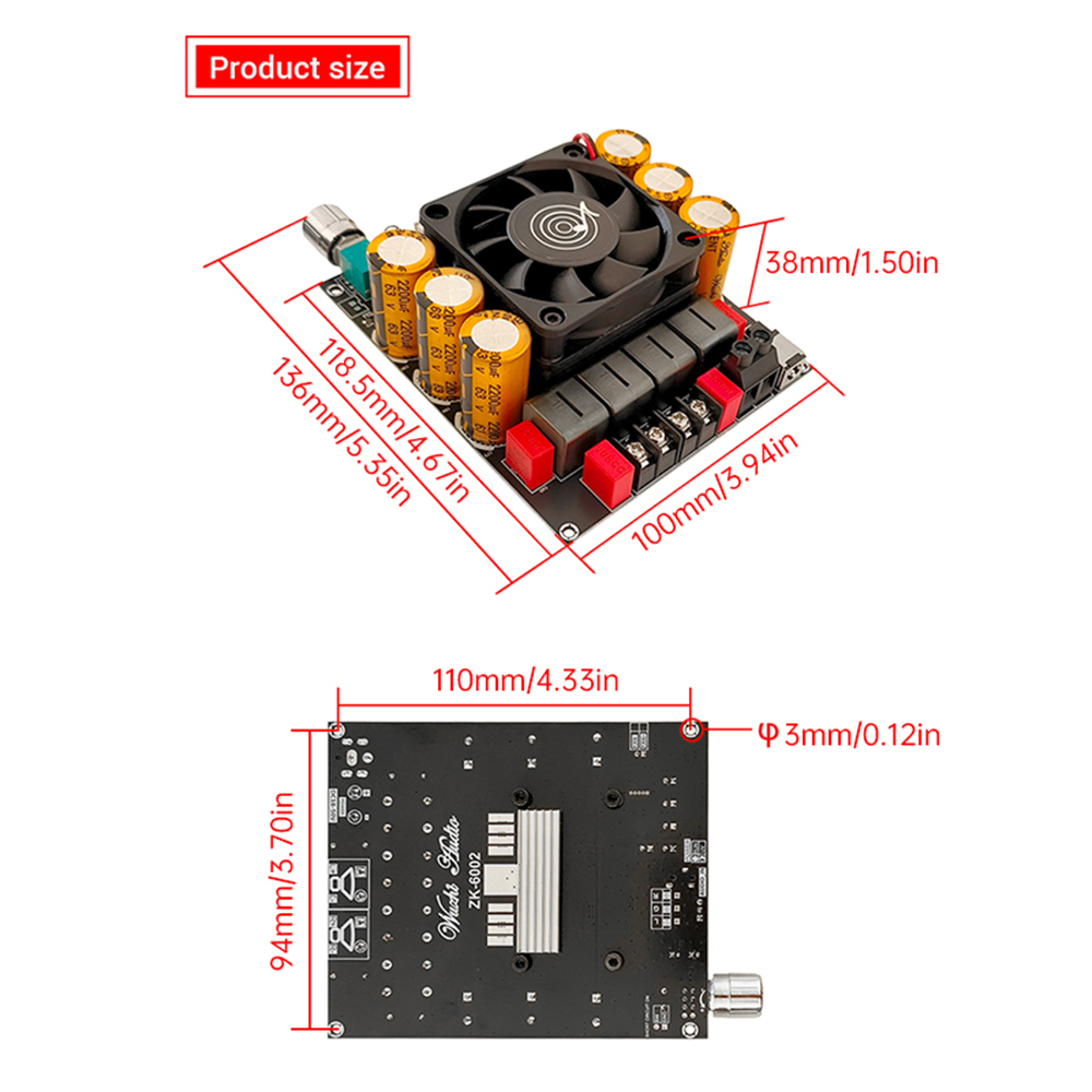 Placa amplificadora de potênci - Es9018 Dac avaliação e preço