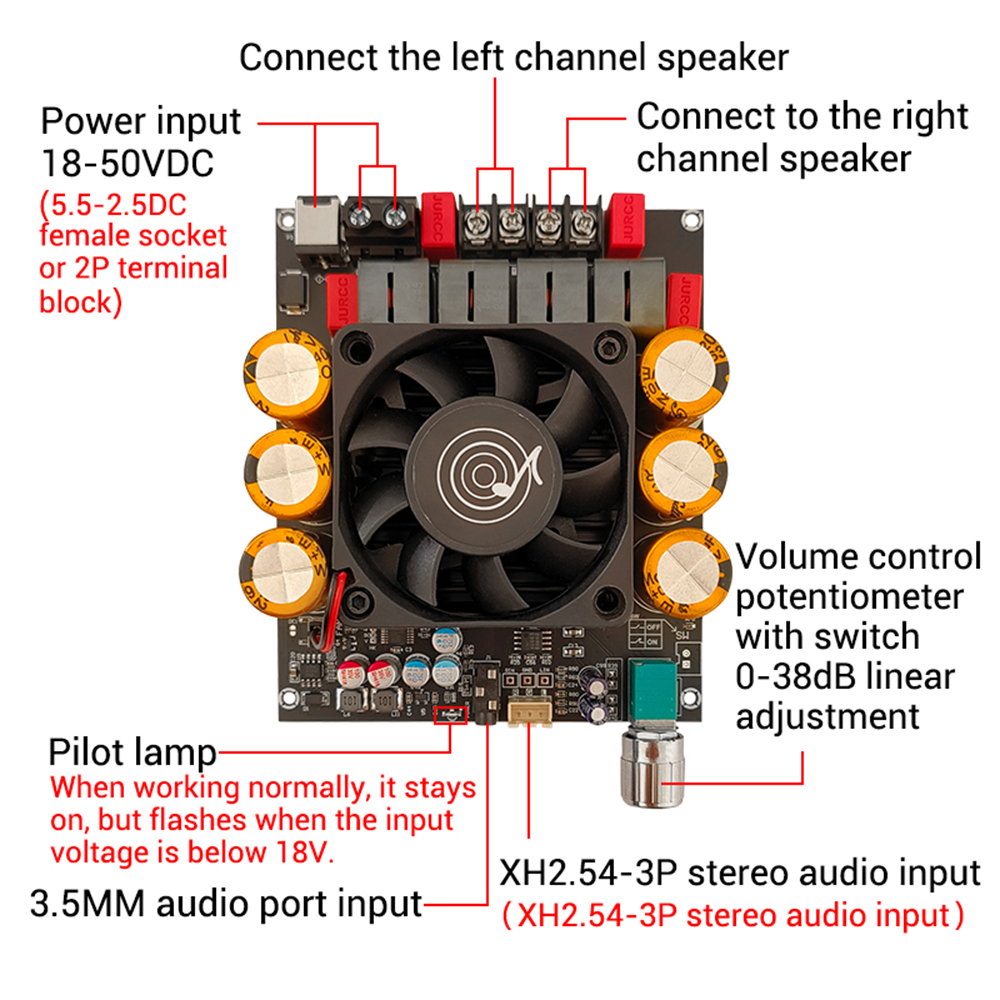 Placa amplificadora de potênci - Es9018 Dac avaliação e preço