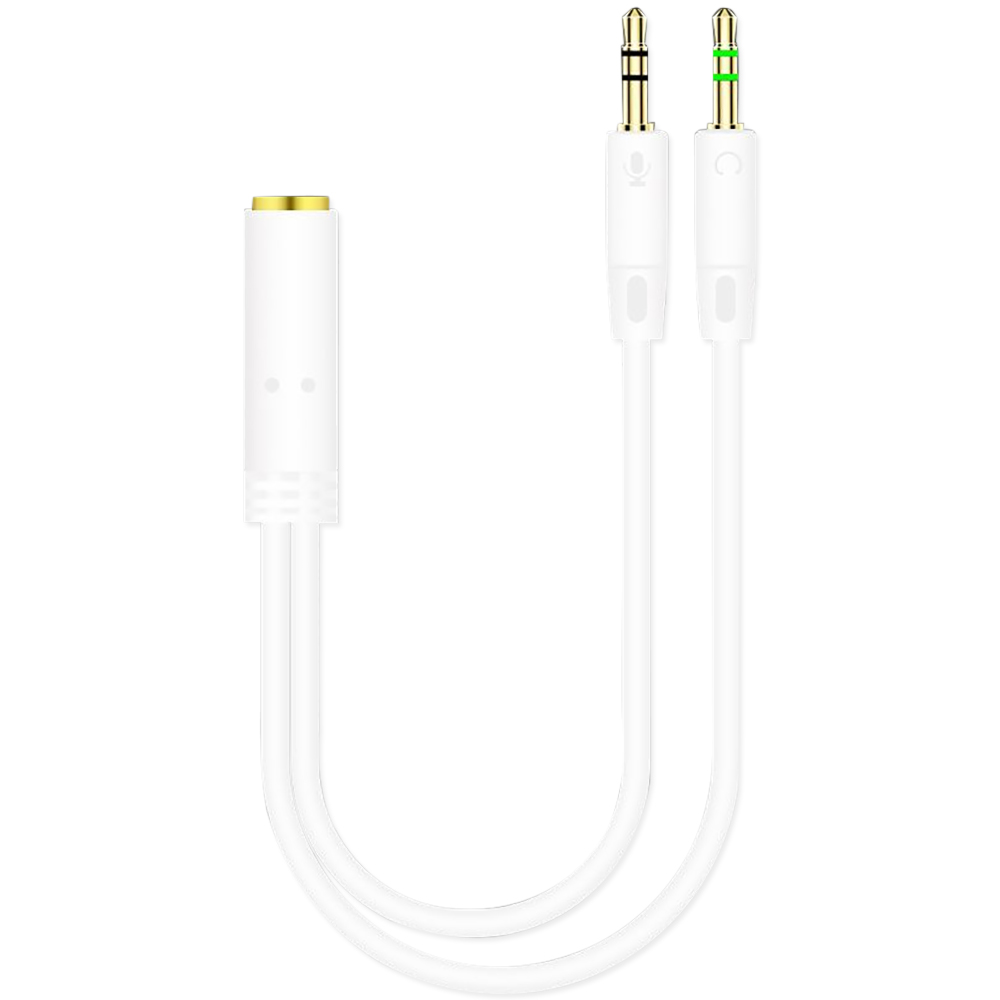 3.5mm jack 2 macho para 1 fême - Audio Jumper Wire avaliação e preço