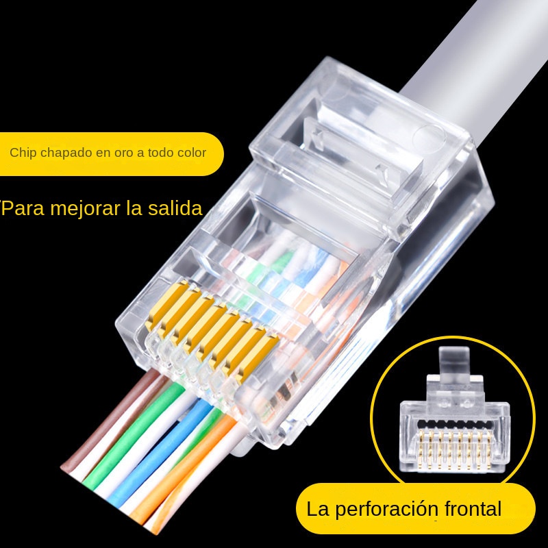 100 Peças Conector RJ45 Cat6 C - Rj45 Jack avaliação e preço