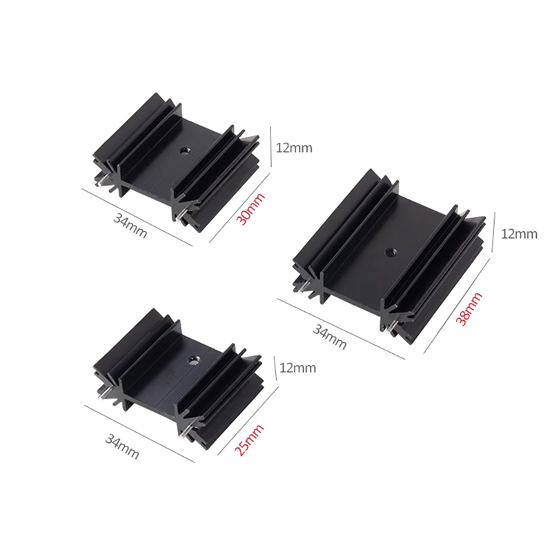 5 Peças Dissipador de Calor pa - Heatsink Aluminum avaliação e preço