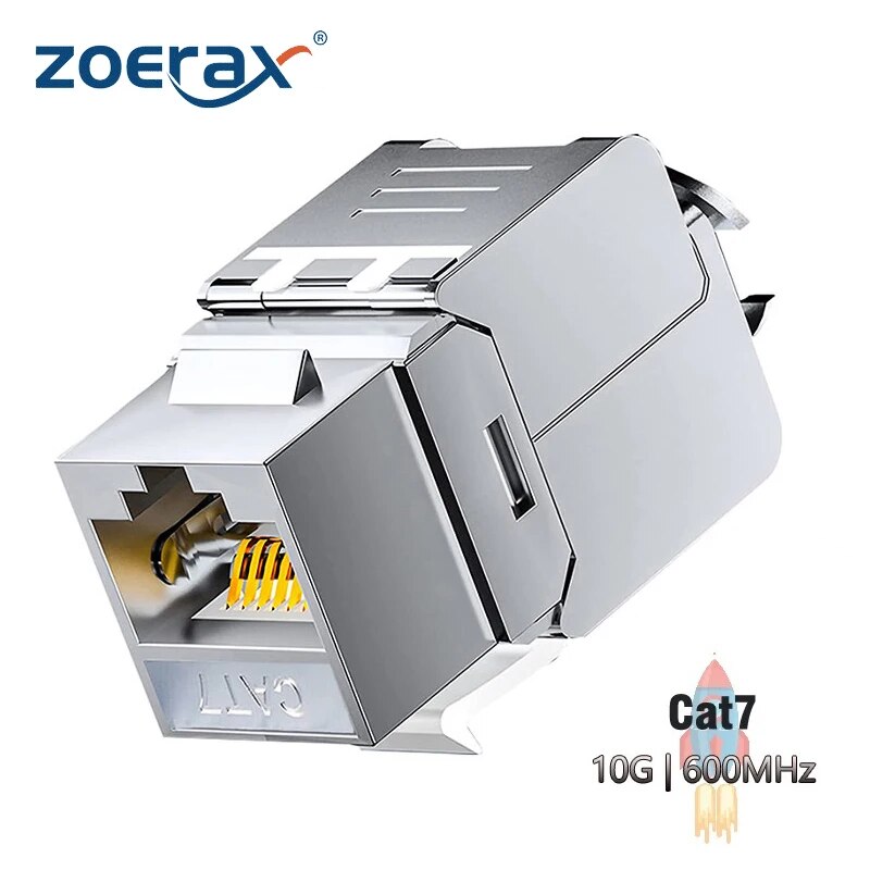 Zoerax cat6a cat7 keystone jac - Rj45 Jack avaliação e preço