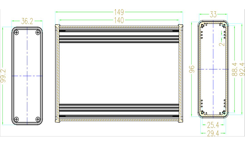 Caixa de Alumínio para Eletrôn - Speaker Enclosure avaliação e preço